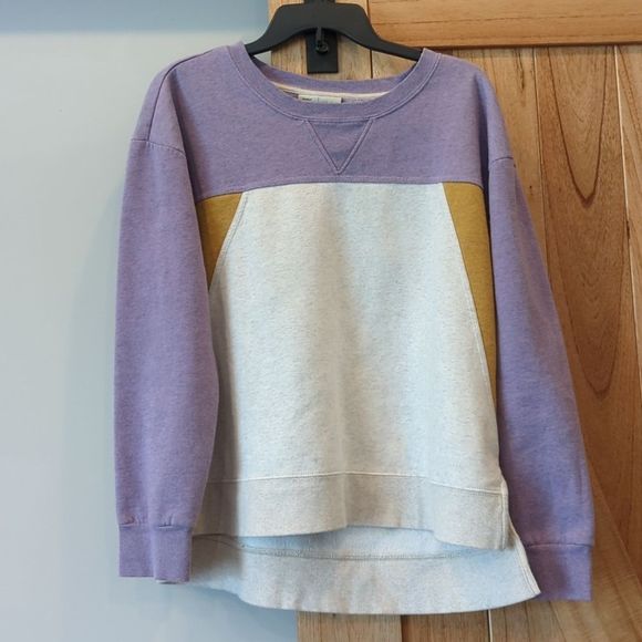 Anthropologie Tops - Anthropologie Colorblock Sweatshirt